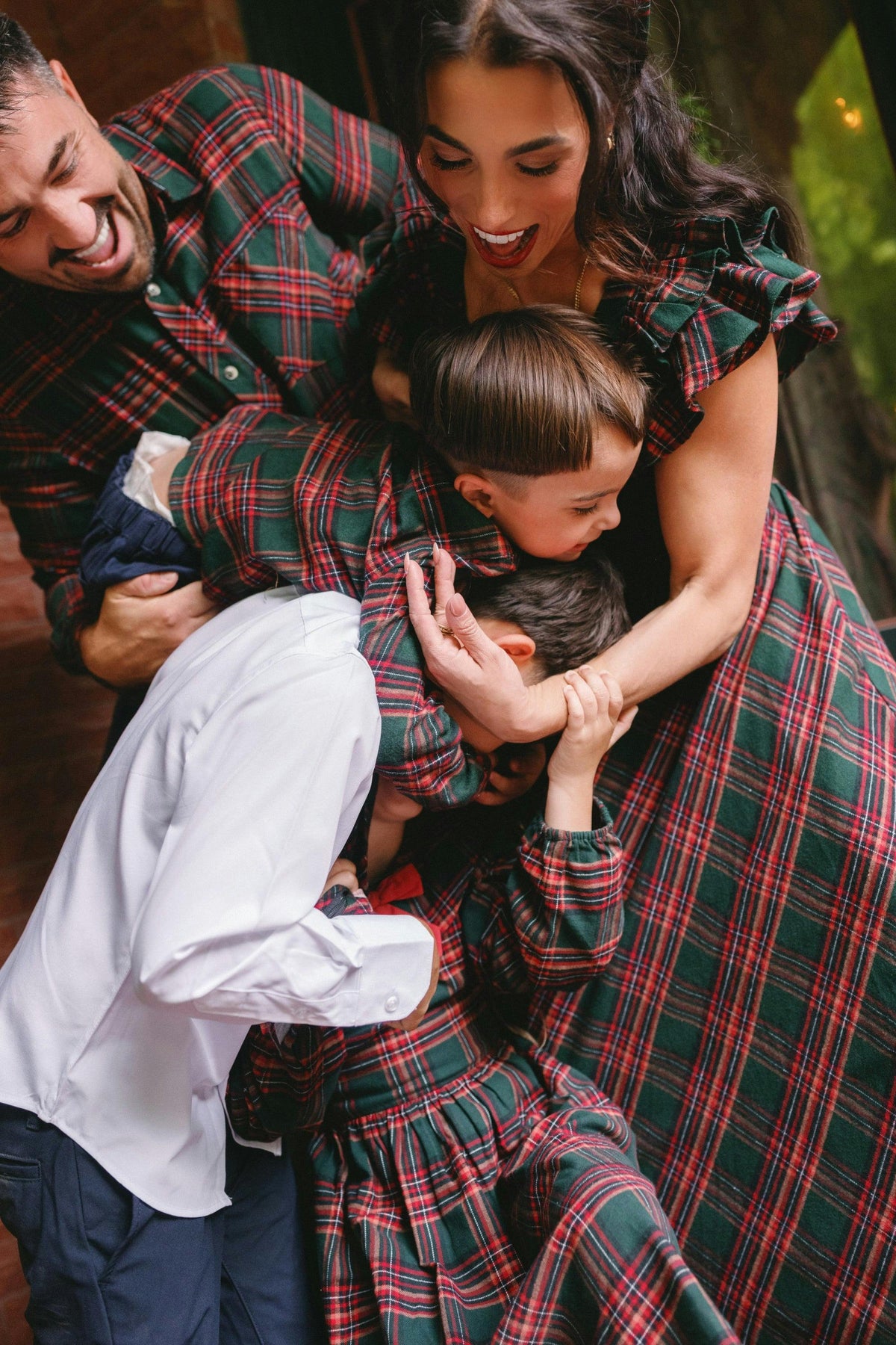 Mens John Shirt in Evergreen Plaid