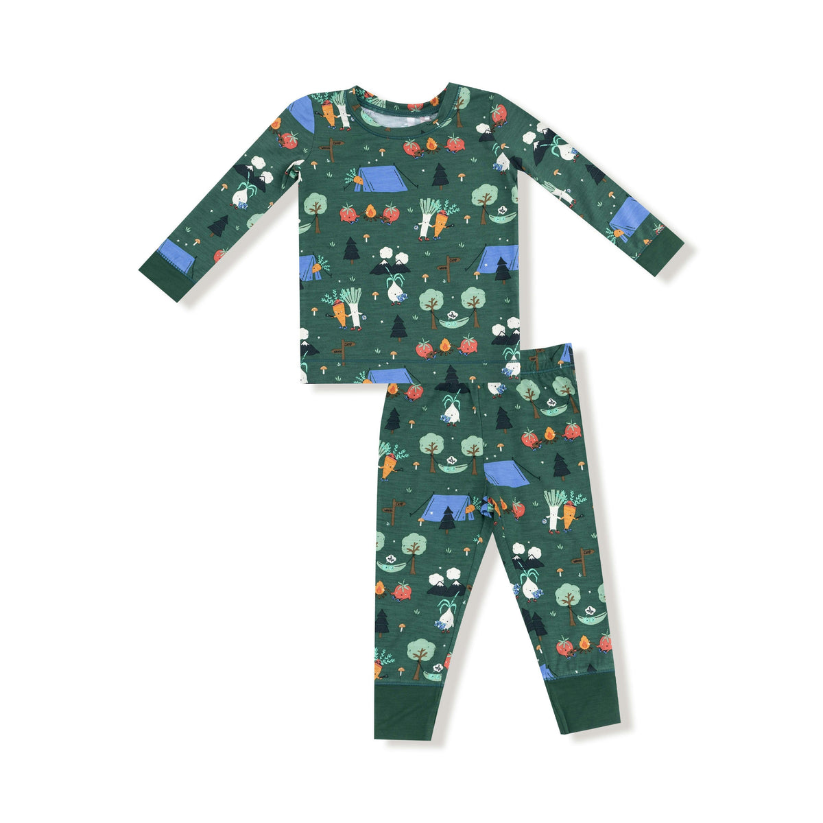 Camping Veggies - Long Sleeve Loungewear Set
