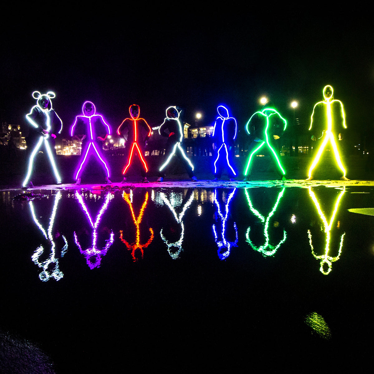 RGB Color Changeable light up LED Stick Figure