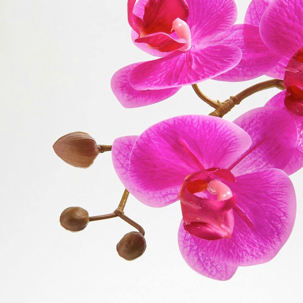 Artificial Pink Double Stem Orchid