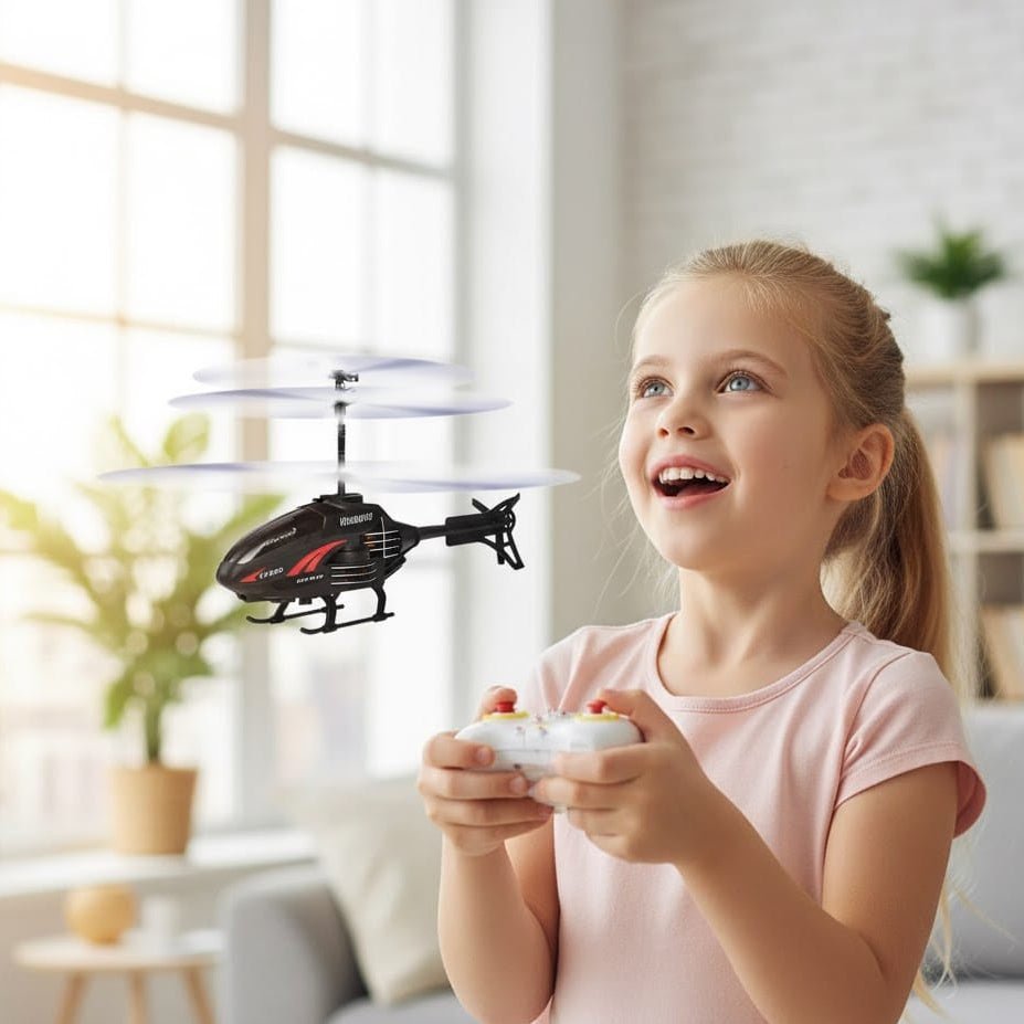 Remote Control Helicopter for Kids, Mini RC Helicopter with Gyro Stabilization, Indoor Helicopter Toy for Beginners
