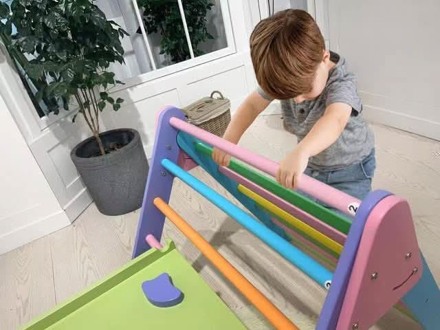 Hazel | Foldable Pikler Triangle Set with Slide, Ramp and Rocker