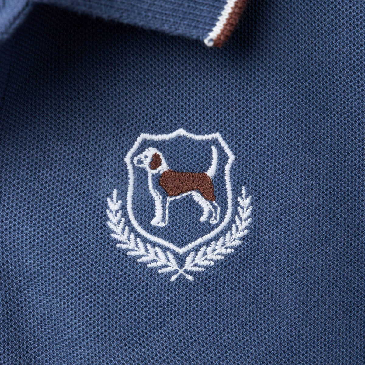 The Dog Pique Polo, blue