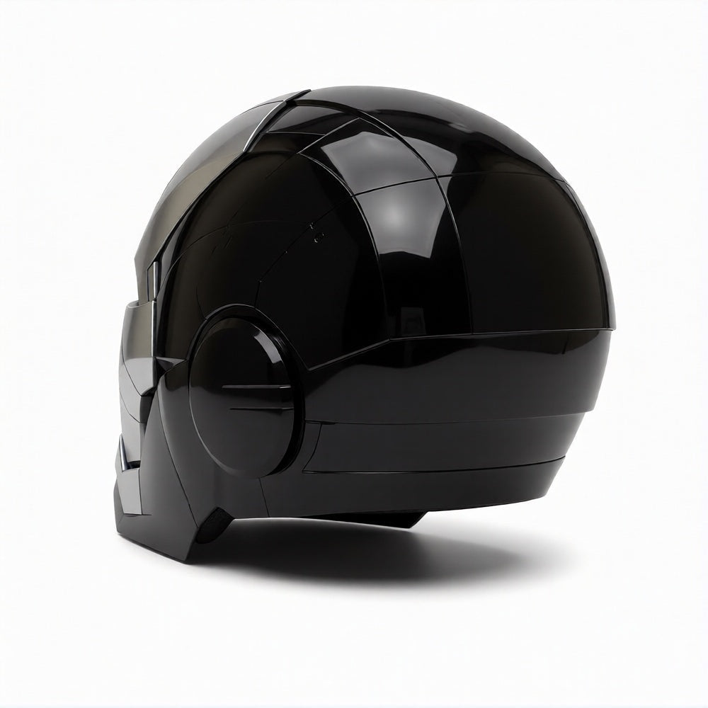 Black/Silver Iron Man MK5 Helmet (With Jarvis - Voice, Remote, and Touch Control)