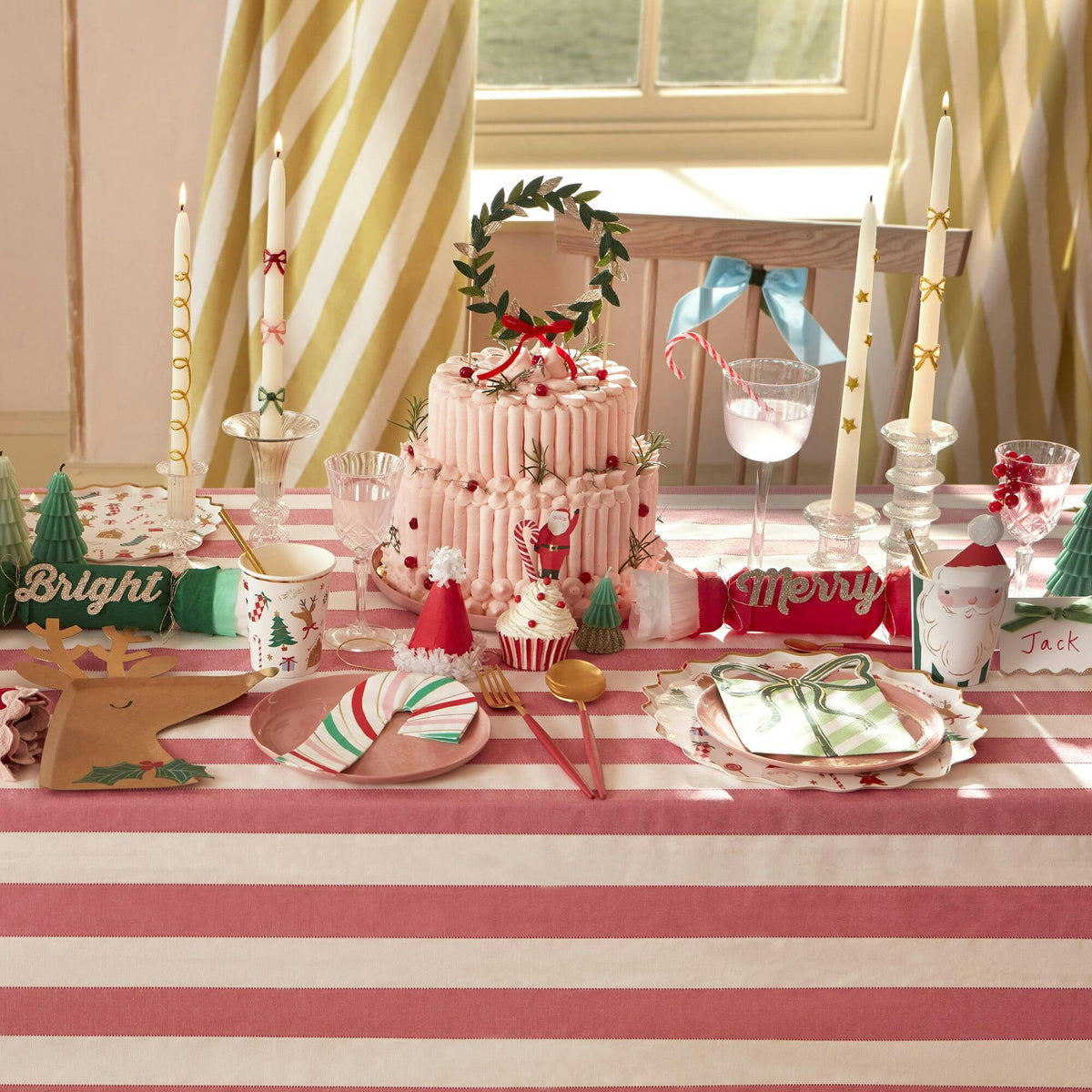 Candy Cane Napkin