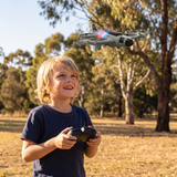 2-in-1 Remote Control Fighter Jet & Drone Toy
