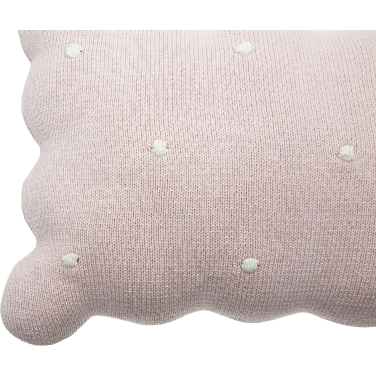Knitted Biscuit Cushion