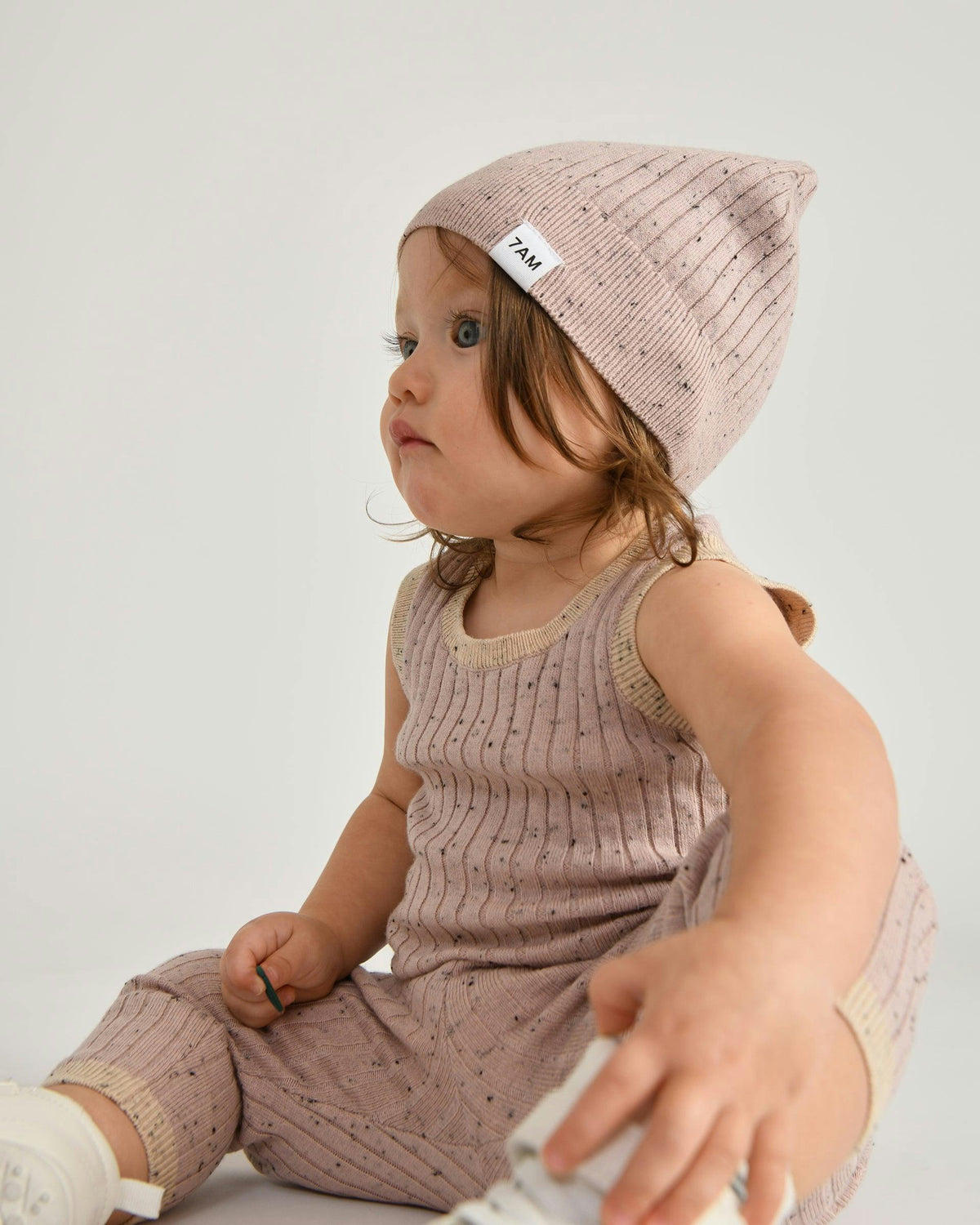 Cotton Beanie - Ribbed