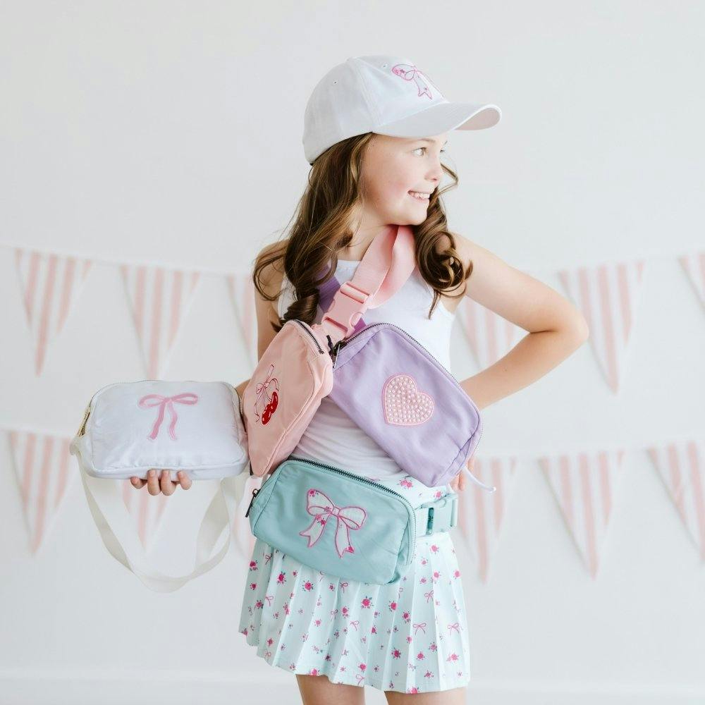 Coquette Bow Patch Belt Bag