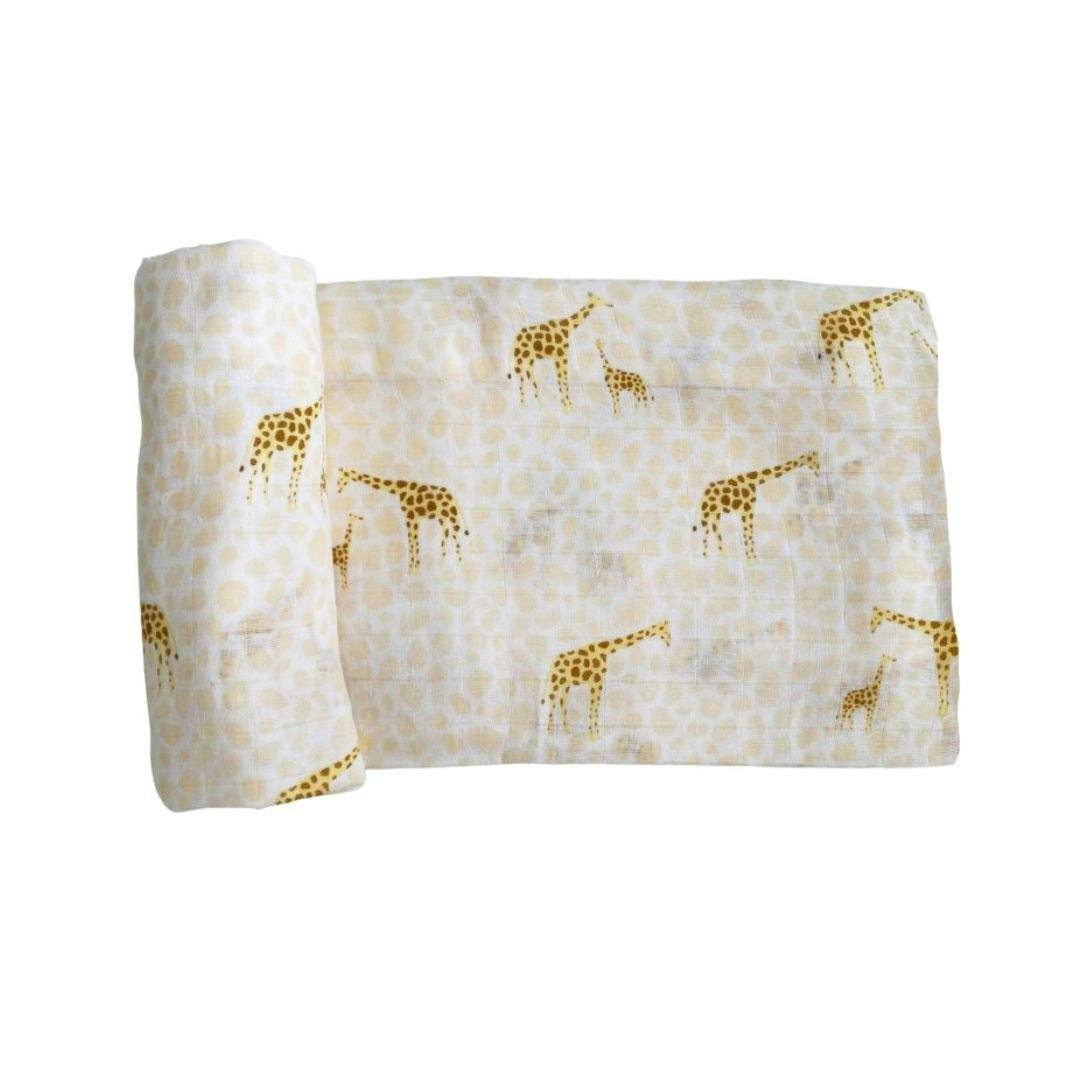 Bamboo Muslin Swaddle Blanket in The Fun-gis