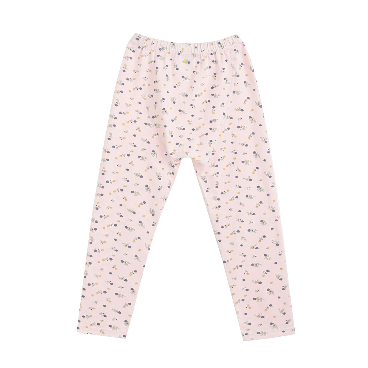 Pink Floral Cotton Pajama Set