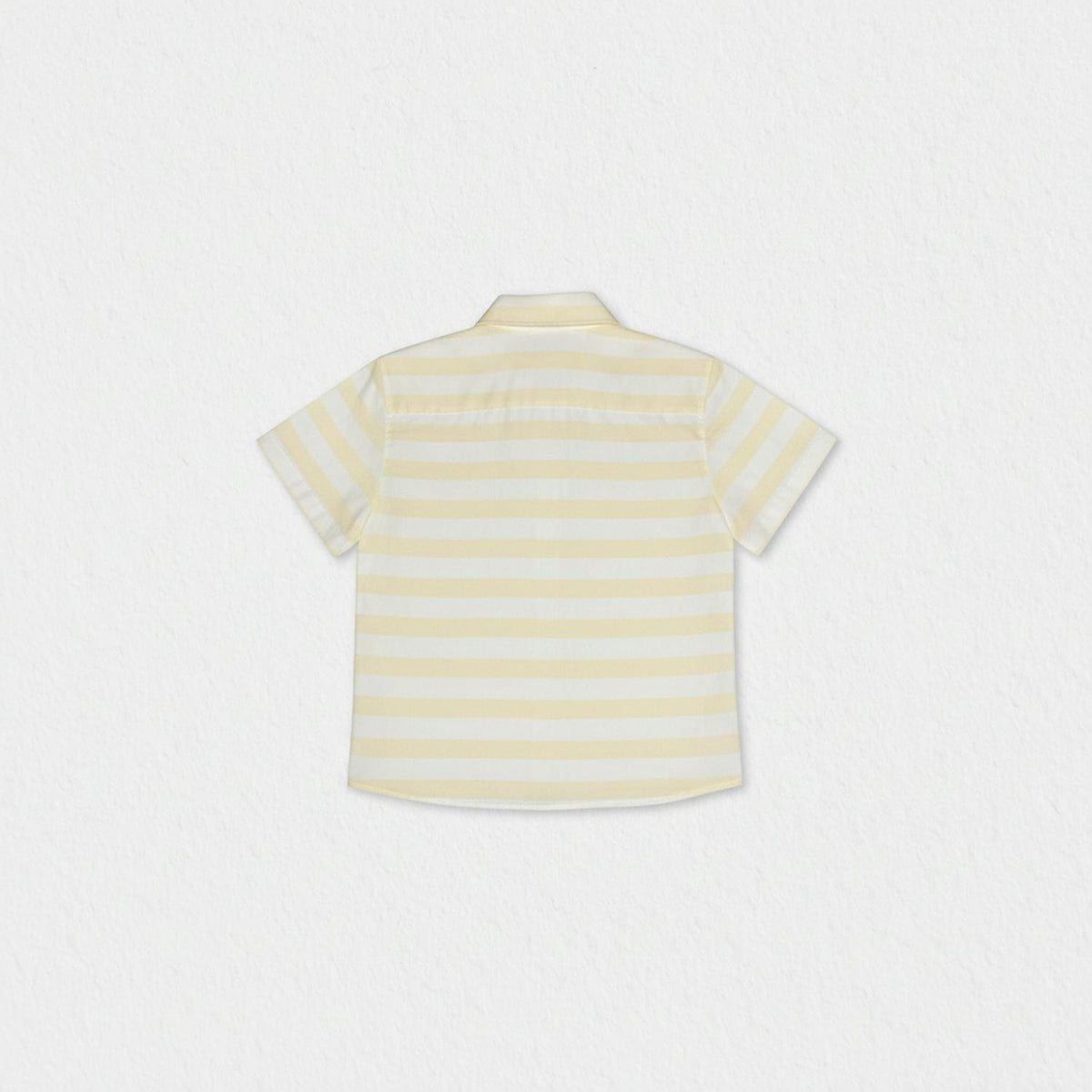 Colin Boy Shirt Short Sleeve Cotton, Off-White Openwork