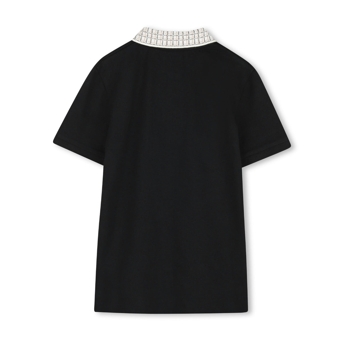 Black Slim-Fit Polo Shirt