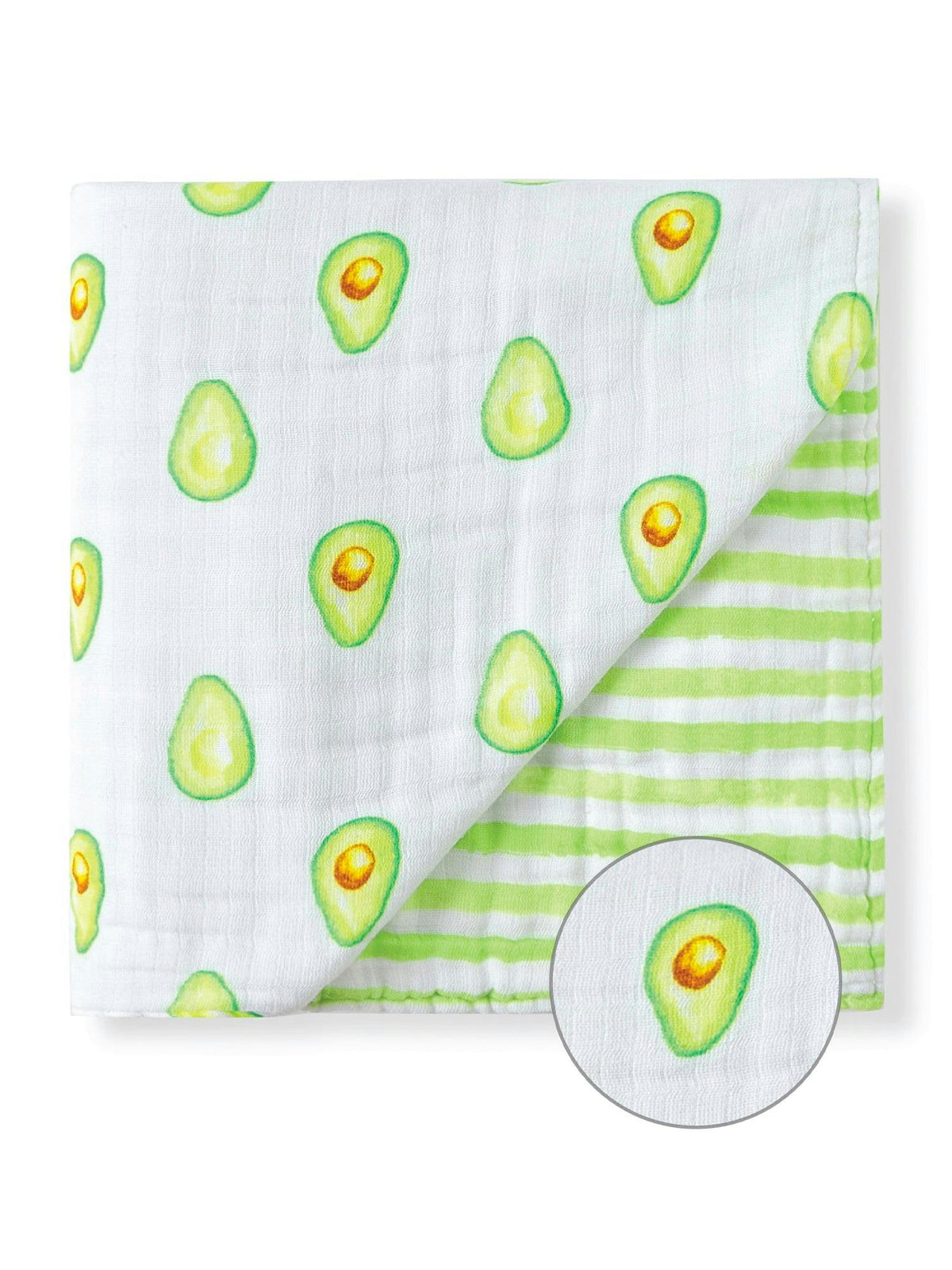 Organic Muslin Four-Layer Reversible Snug Blanket