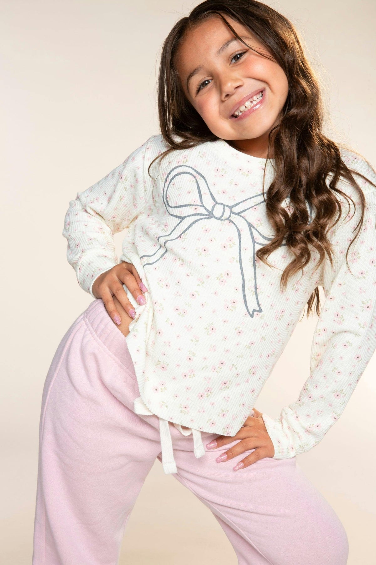 Waffle Long Sleeve Easy Tee