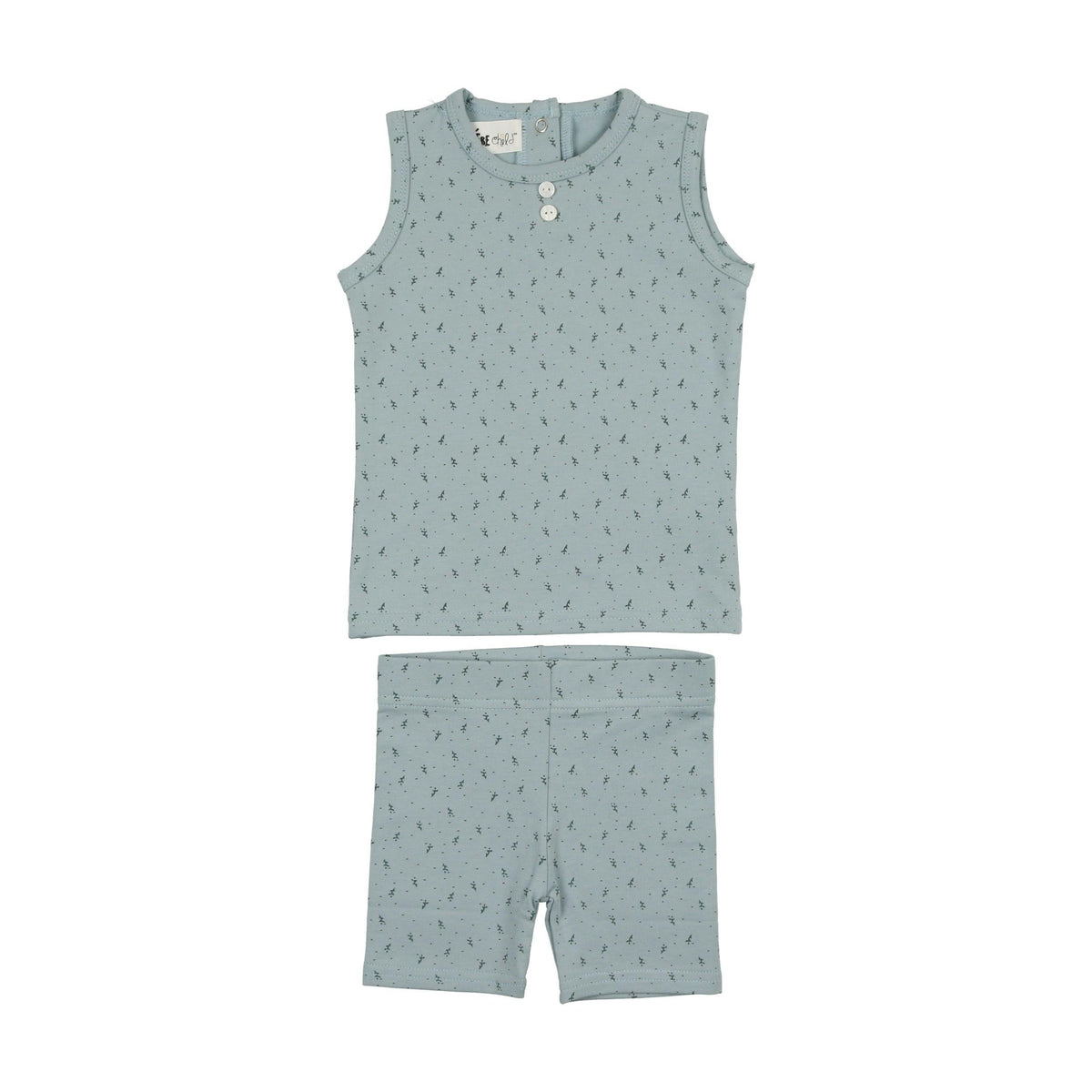 Buttons And Polka dots 2Pc Set
