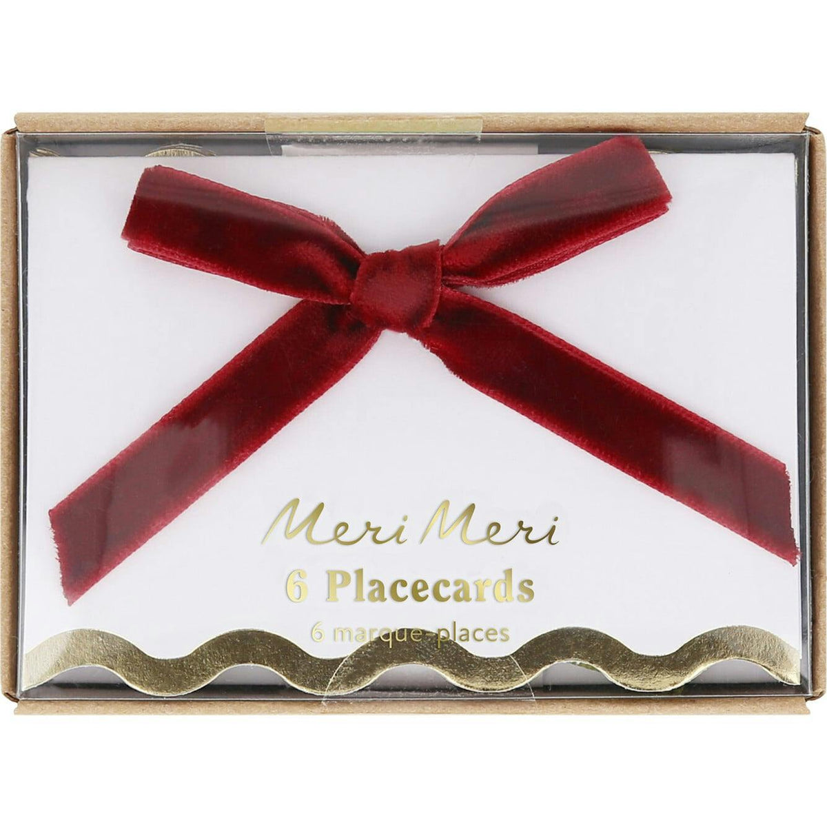 Thanksgiving Velvet Bow Place Cards