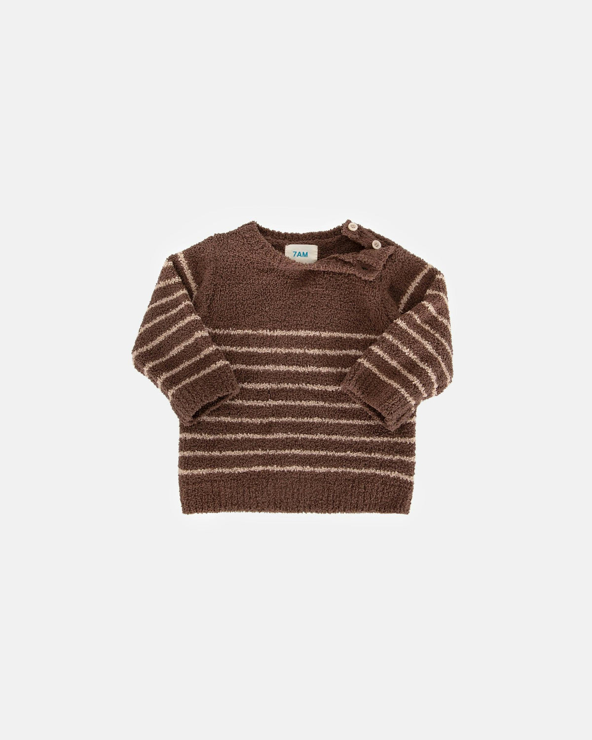 Long Sleeve Top Striped - Fuzzy