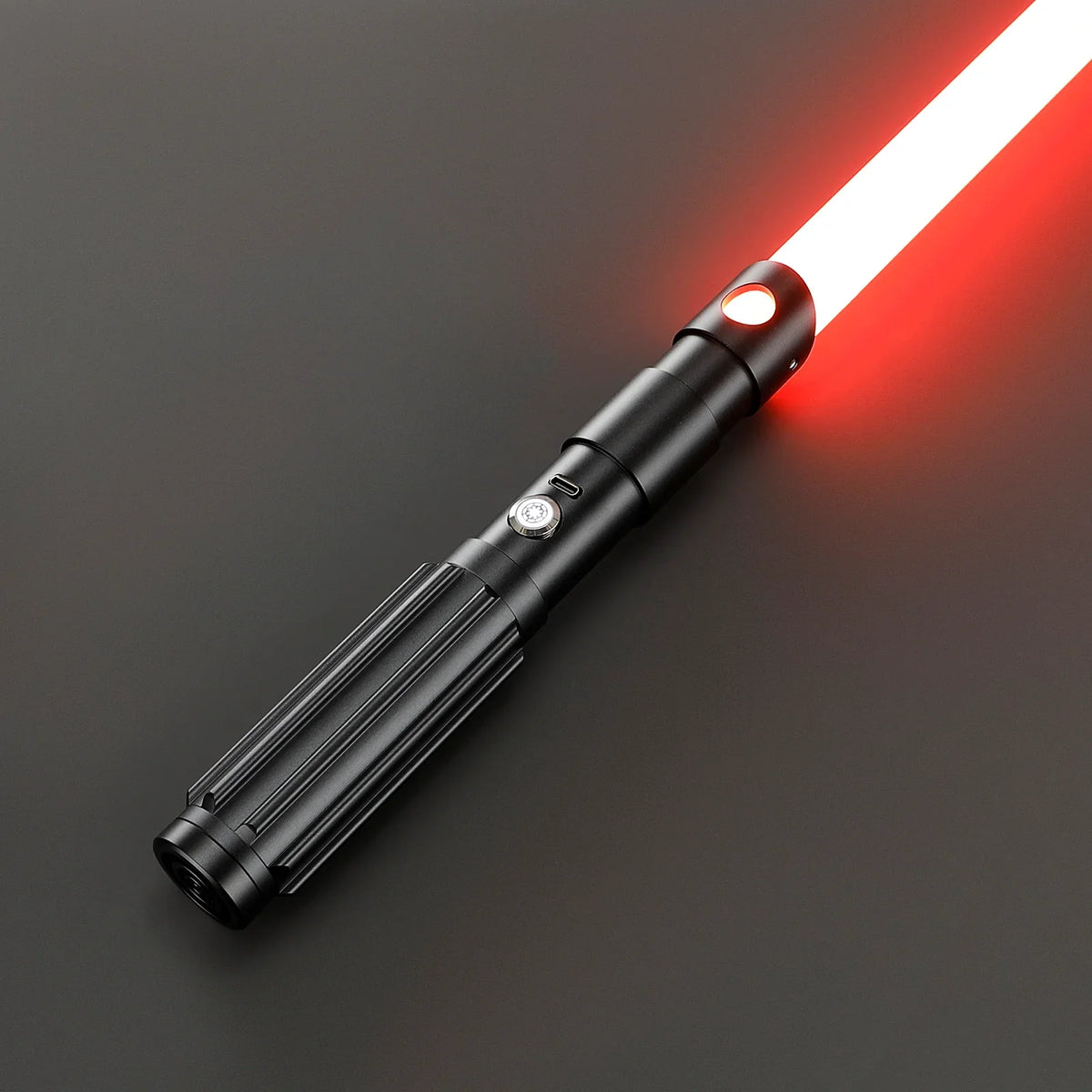 Darth Vader Inspired Lightsaber – Black Ribbed Hilt
