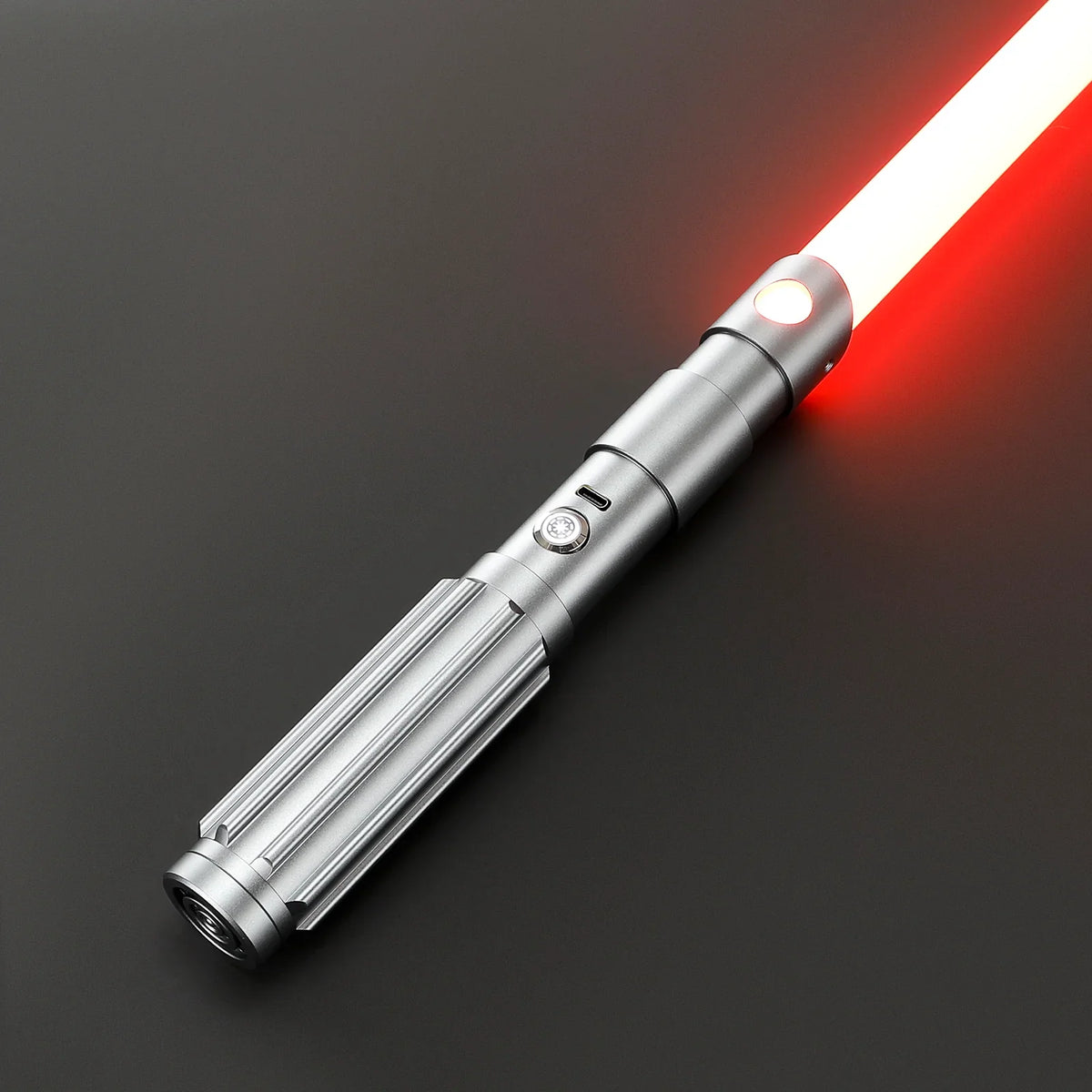 Darth Vader Inspired Lightsaber – Black Ribbed Hilt