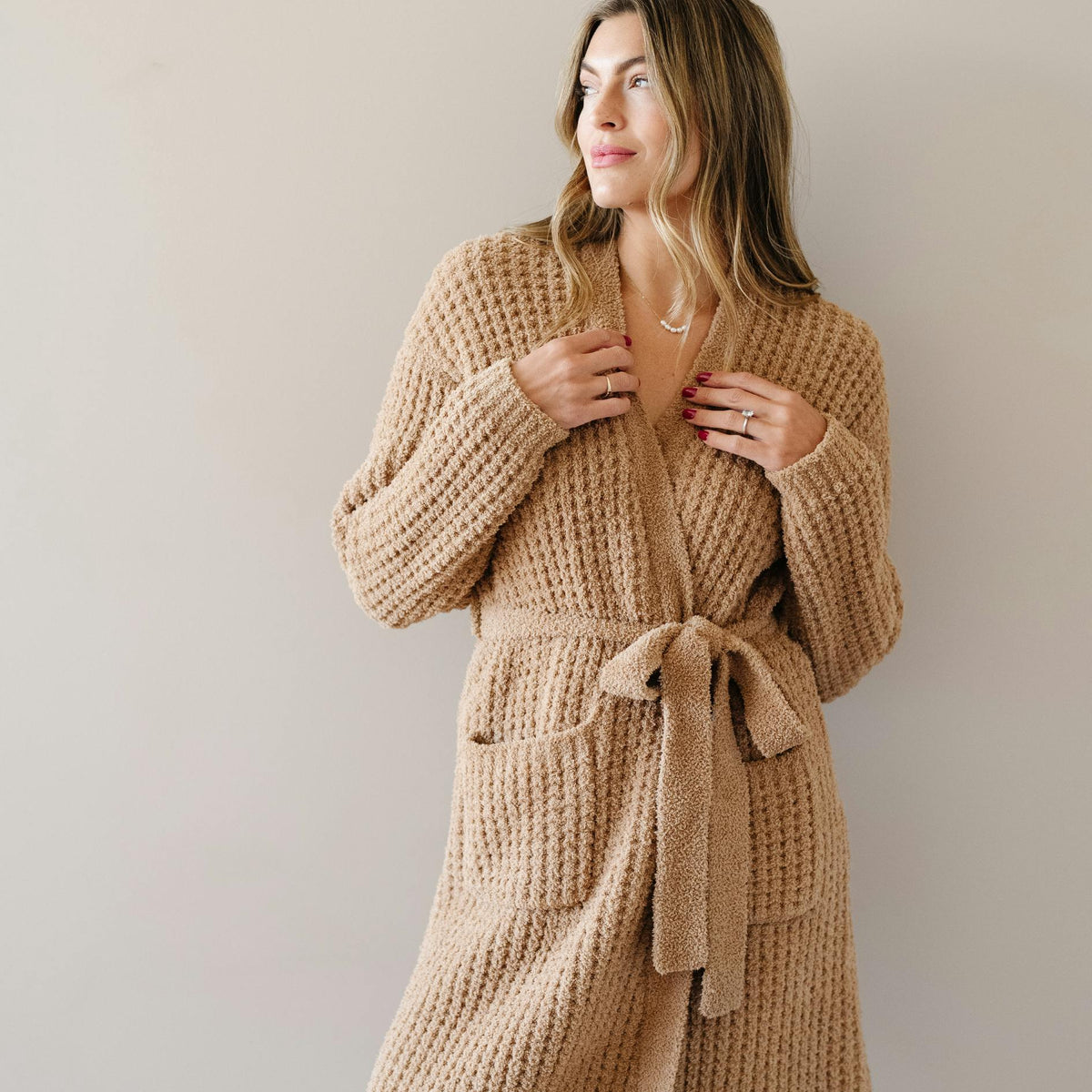 WAFFLE KNIT ROBES