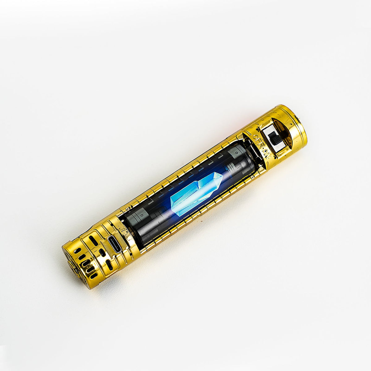 XenoPixel Custom Lightsaber Replacement Chassis Core with Kill Switch – Gold Pogo Pin Board
