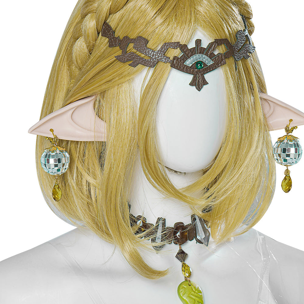 The Legend of Zelda: Tears of the Kingdom - Princess Zelda White Dress Cosplay
