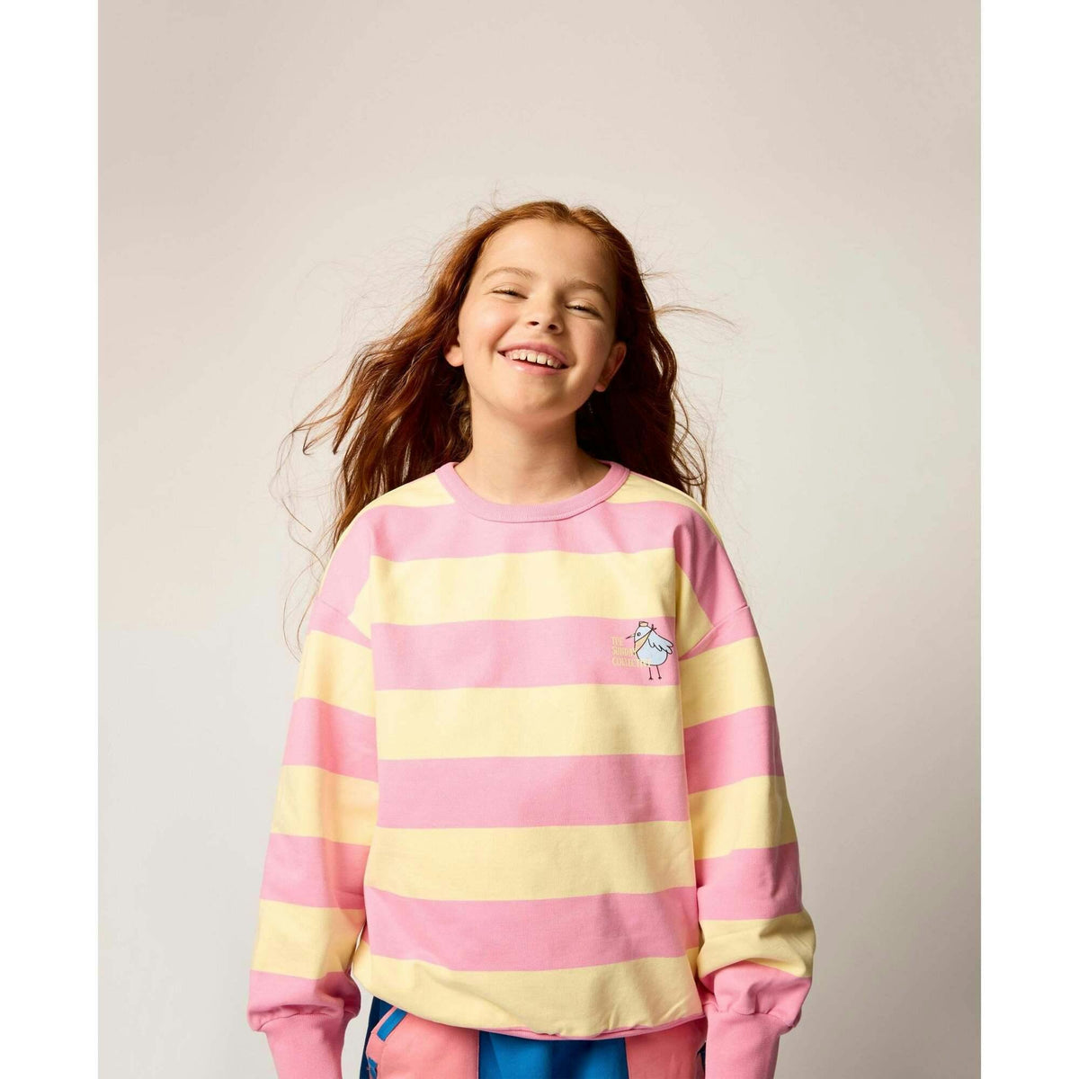 Organic Sunday Striped Sweatshirt
