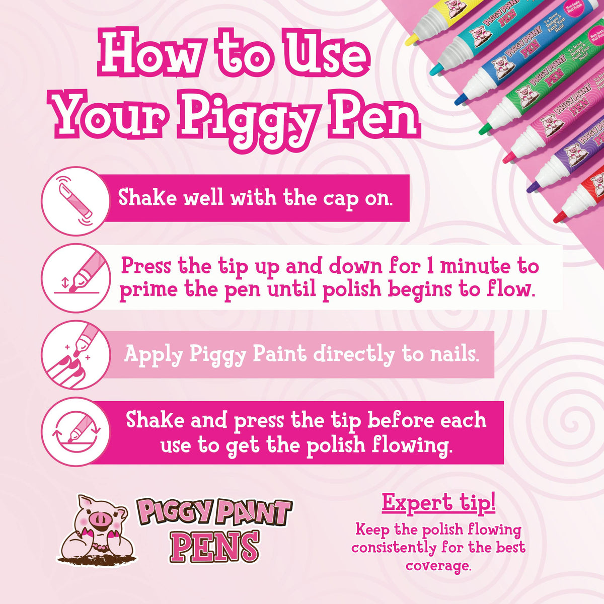 Rainbow Show 5-pack Piggy Pen Bundle