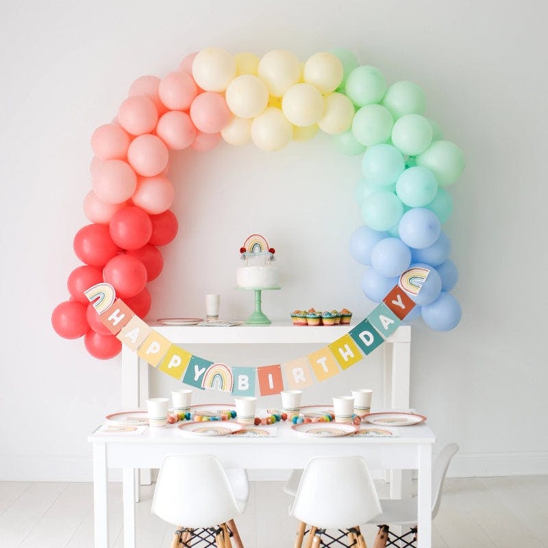 Little Rainbow - Birthday Party Supplies in a Box