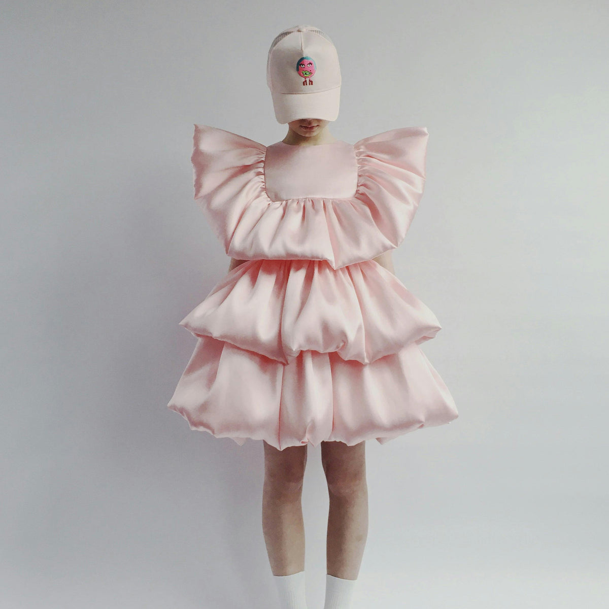 CAROLINE BOSMANS Gloss Flamingo Dress