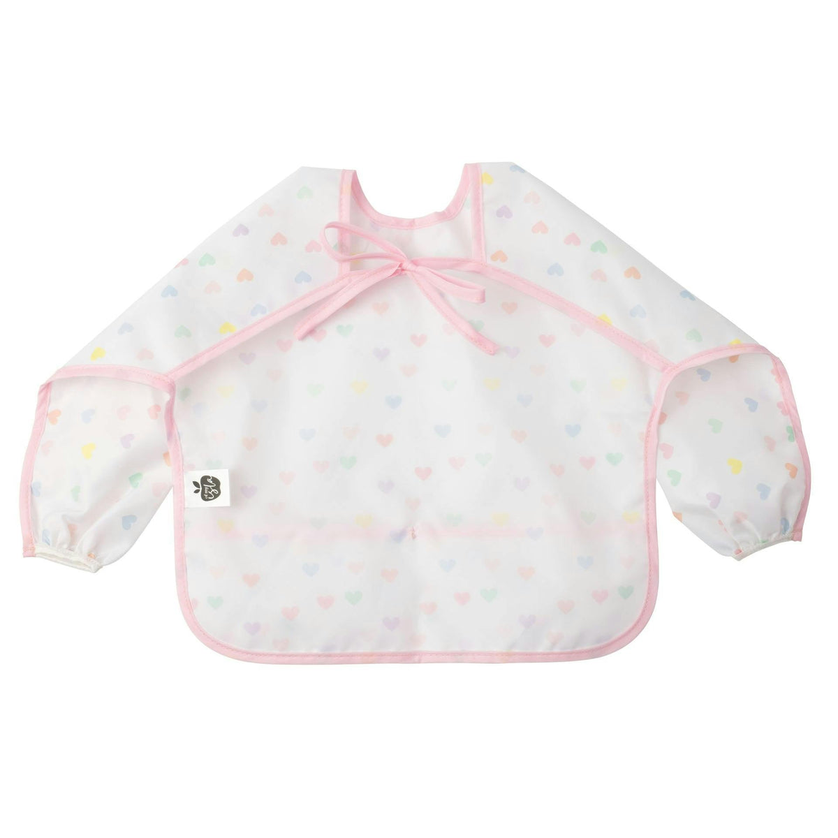The Cover Everything Bib in Hearts