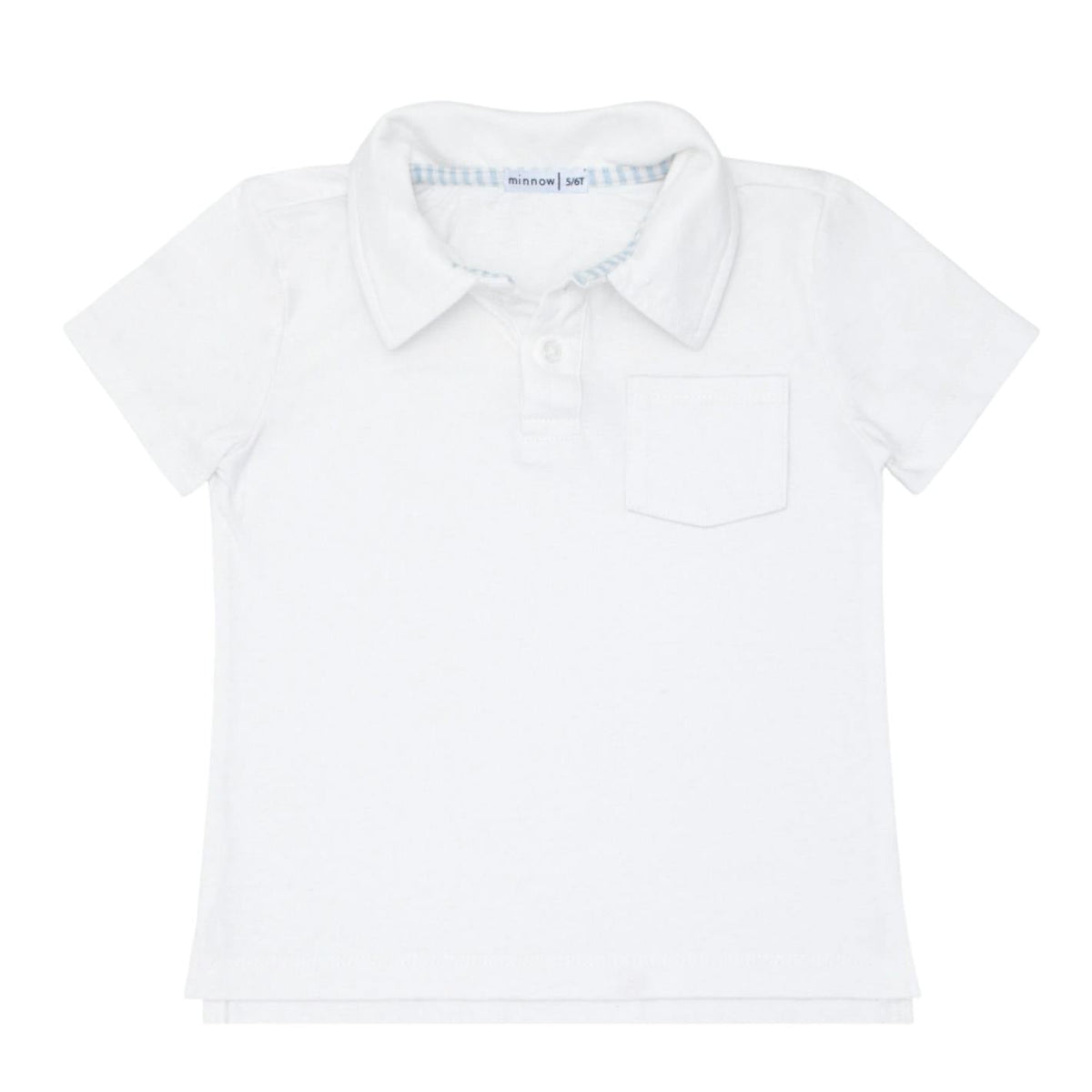 boys white cotton polo