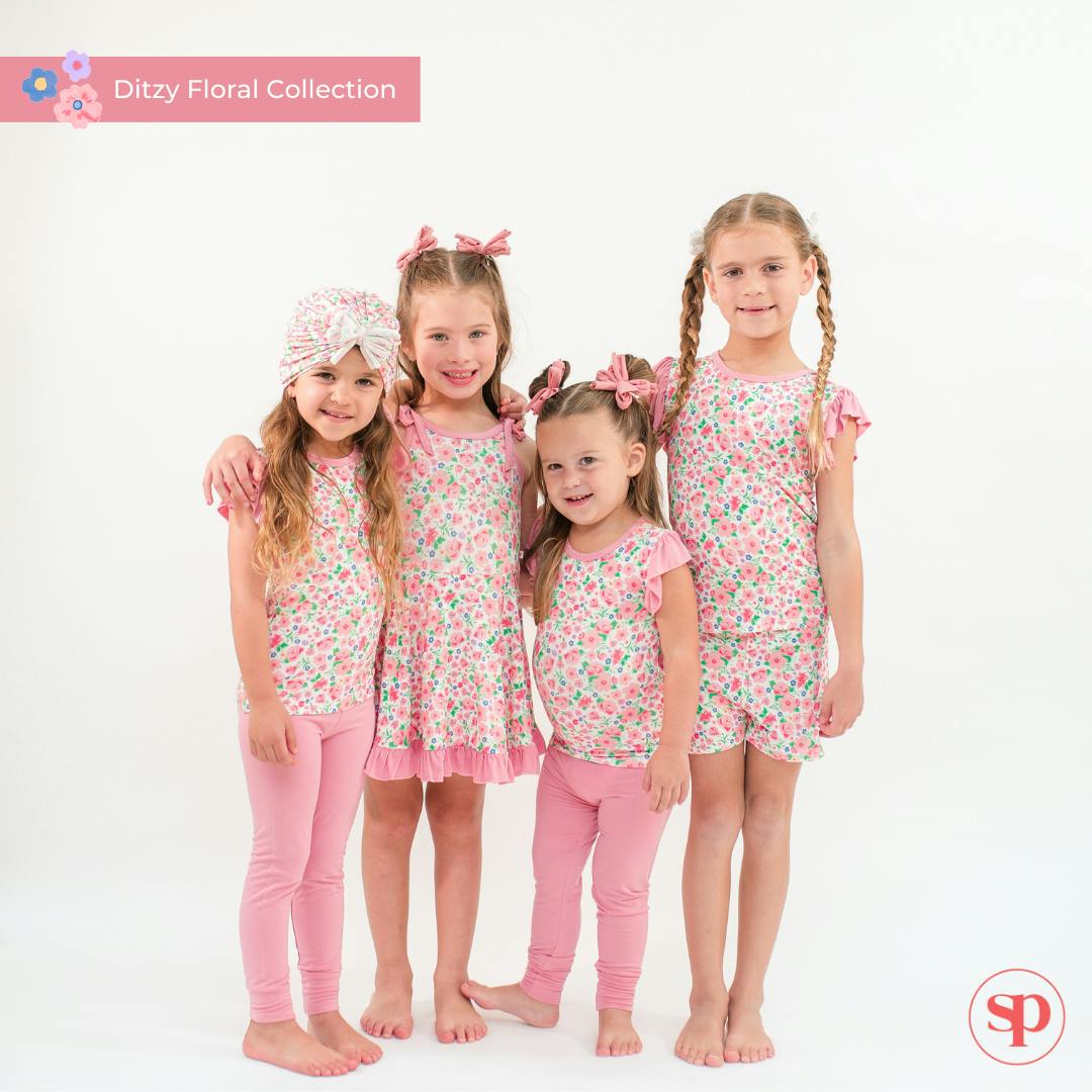 Ditzy Floral 3 Piece PJ Play Set