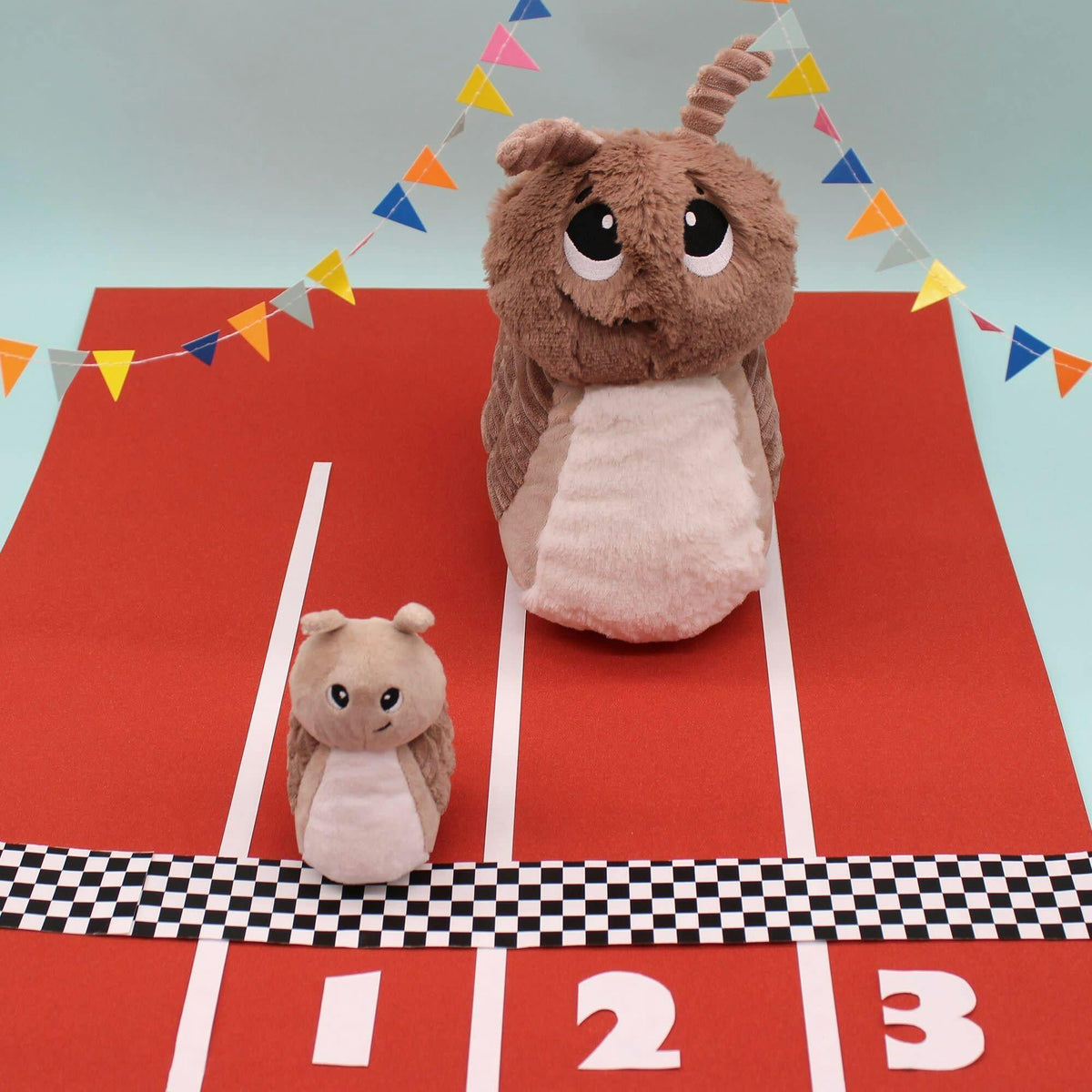SNAIL - MOM & BABY PLUSH - MINT
