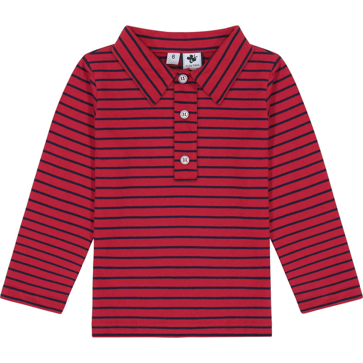 Busy Bees Polo, Red