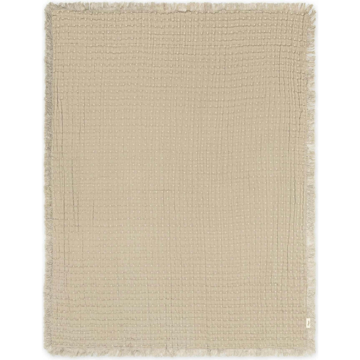 Multi-Layer Sage Green Muslin Cotton Baby Blanket