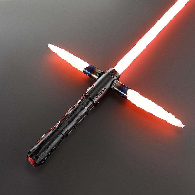 The Renegade Crossguard Lightsaber | Streamlined 3-Blade Dueling Saber