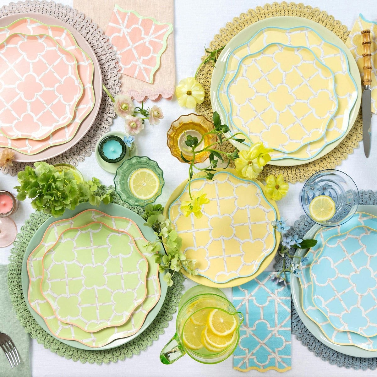 Bamboo Pattern Small Napkins