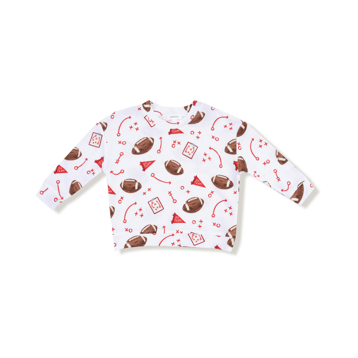 Touchdown Time - Red - Drop Sleeve Shirt
