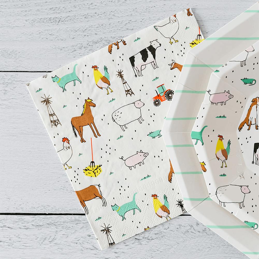 On the Farm Large Napkins