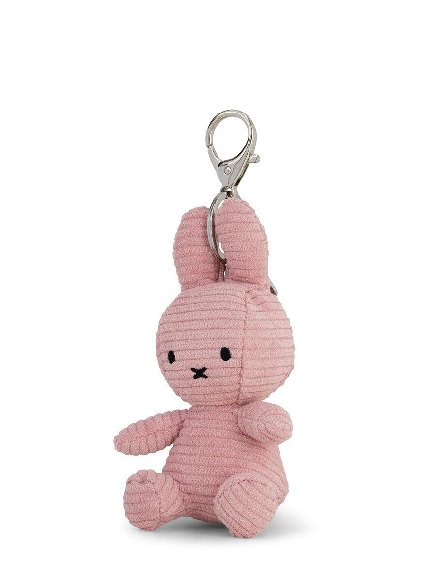 Miffy Keychain ECO Corduroy Pink - 4"