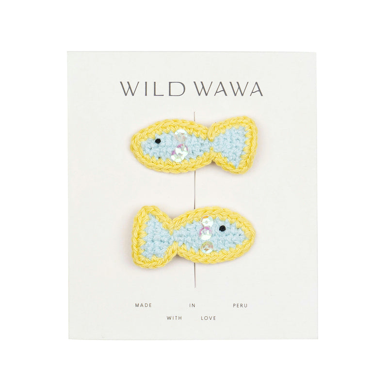 Crochet Clip Set in Fish