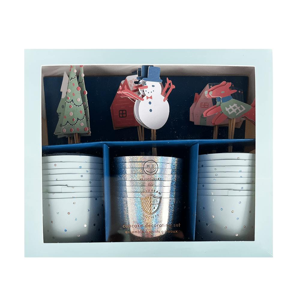 Snow Day Cupcake Decorating Set