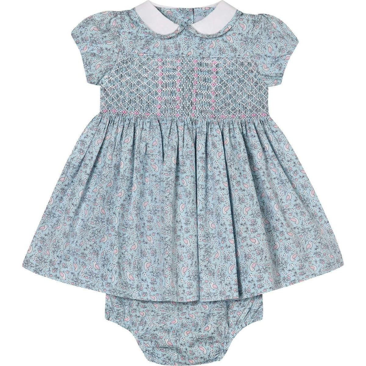Hand-Smocked Baby Dress - Aderyn