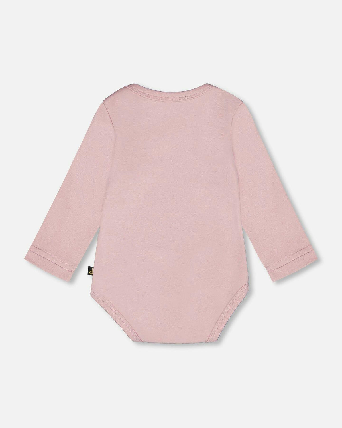 Organic Cotton Long Sleeve Romper Neutral Purple