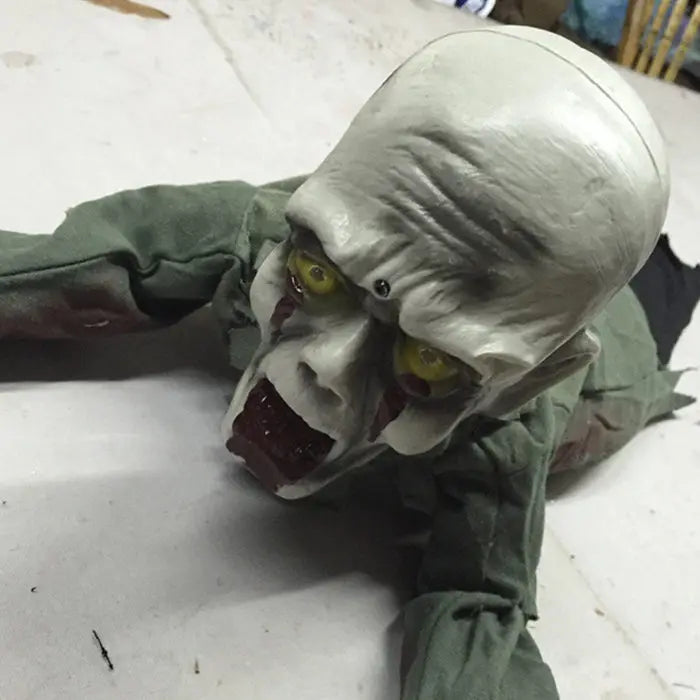 Crawling Zombie Ground Prop Halloween Decoration
