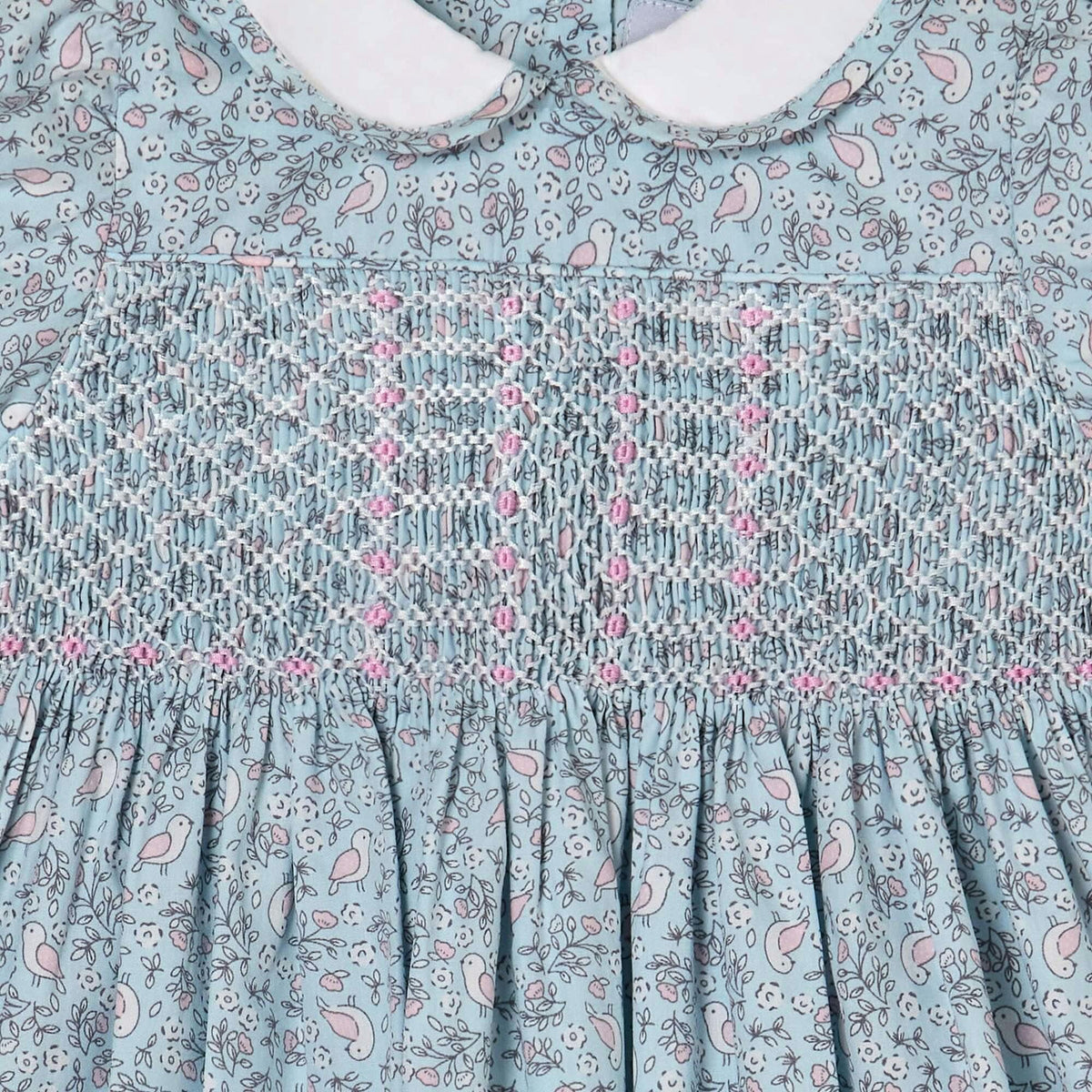 Hand-Smocked Baby Dress - Aderyn
