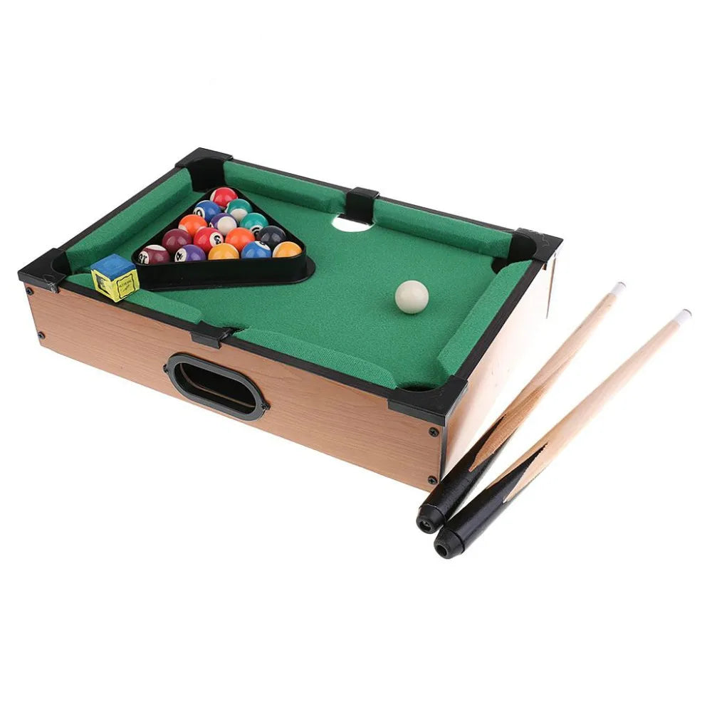 Mini Wooden Tabletop Pool Table