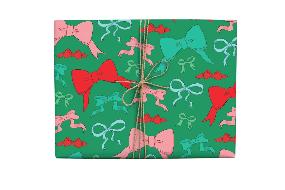 Maisonette Holiday Bows Exclusive Wrapping Paper
